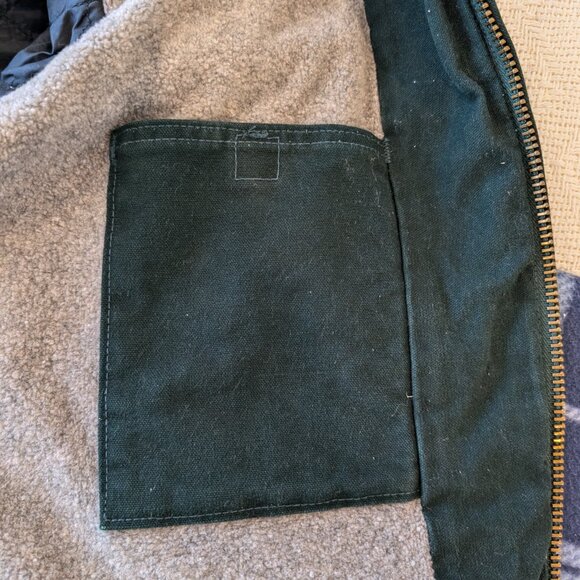 Carhartt C61 SPC Sandstone Ridge Coat Sherpa Fleece lined Spruce Green XL - Picture 3 of 8